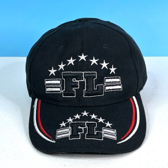 Florida FL Initials Embroidered Baseball Cap Hat Adjustable Strap Back‎ - Picture 1 of 5